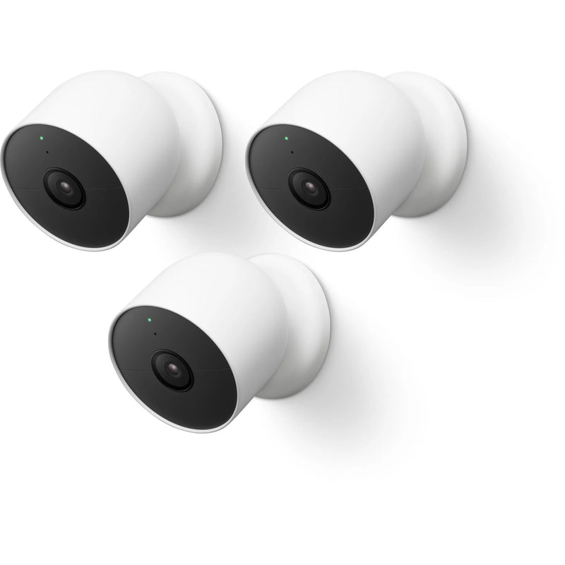 Google Nest Cam (Outdoor or Indoor, Battery) [3 Pack]