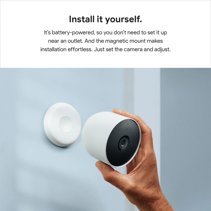 Google Nest Cam (Outdoor or Indoor, Battery) [3 Pack]