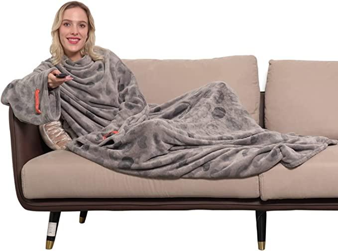 Wearable Blanket with Sleeves - LavaTech AU